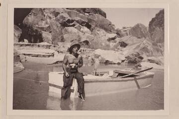 San Juan Jack. Above Moonlight Creek on the San Juan River