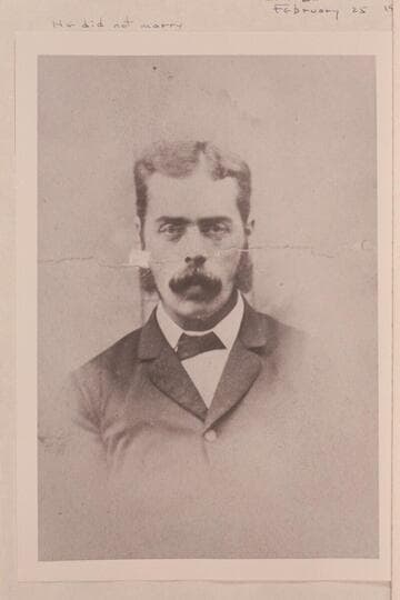 Fred Goodman. "Uncle Fred Goodman." Brother of Frank V. Goodman. He did not marry. "Fred died in San Francisco of TB or something." (Mrs. E. G. Evans, San Bernardino, 1959, Feb. 25)