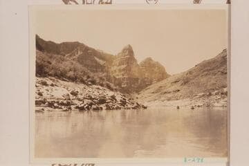 Down river at the lower end of the island at the foot of Granite Park