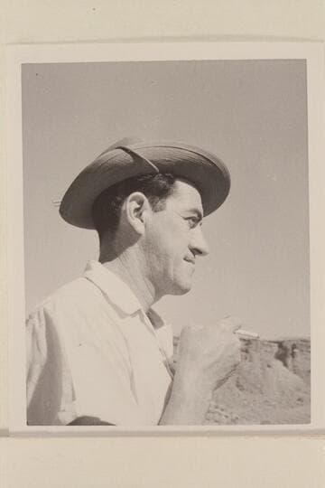 Ray A. DuBord at Paria Riffle prior to departure for a complete traverse of Grand Canyon with Georgie White