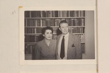 Mr. and Mrs. Edwin Corle.  The Corles' Christmas greetings.  Corle is the author of "Listen, Bright Angel."