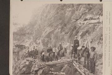 Louis Boucher, guide to party with William Jennings Bryan