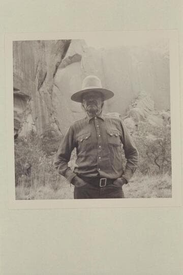 Buck Whitehat. Camp at middle fork of 73.6