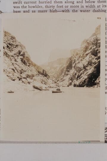 "About Ruby Canyon." Bright Angel gauge: 2,650 cfs