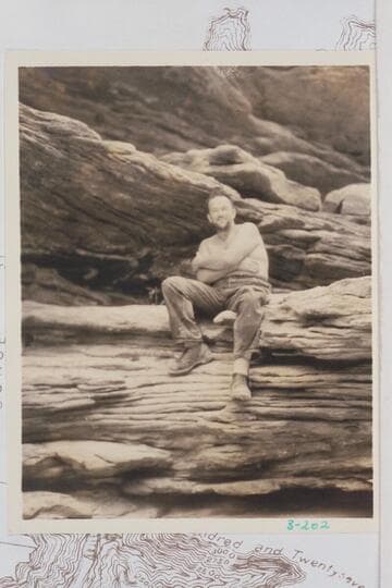 Russell G. Frazier. Noon stop below Fossil Rapid