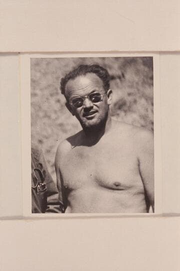 Russell G. Frazier. Lees Ferry. At end of Glen Canyon traverse of 1938, Sep.-Oct