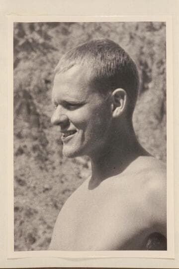 Joseph Desloge between Granite Falls and Hermit Rapid in Grand Canyon