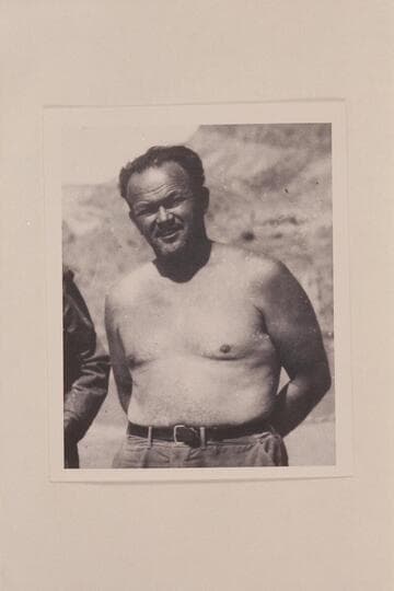 Russell G. Frazier. Lees Ferry at end of Glen Canyon traverse