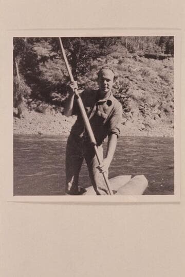 John Bergen on Skiyaks in Byers Canyon