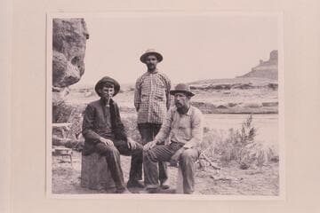 Eugene Ginty; George Uden? Timothy O'Keefe. In Glen Canyon
