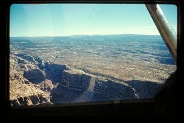 Rock slide above Dark Canyon