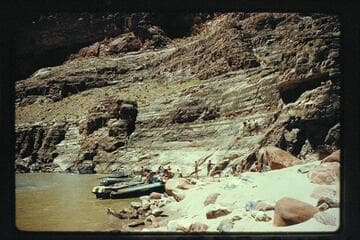 Camera crew on lift; Paradise Canyon