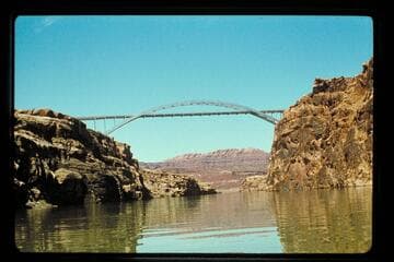 Colorado River bridge, Narrow Canyon