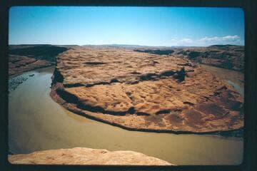 Lake Powell from rim; Mile 109.75; wide angle