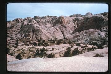 Walls of Waterpocket Fold above Baker's Ranch