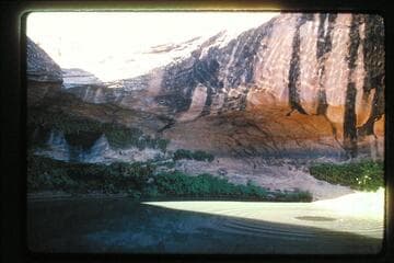 Plunge pool in tributary; Halls Creek below Baker's Ranch (Spring)
