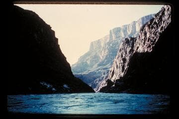 View downstream just above Separation Canyon, down at 236.5