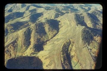 Color on the Wasatch Mountains