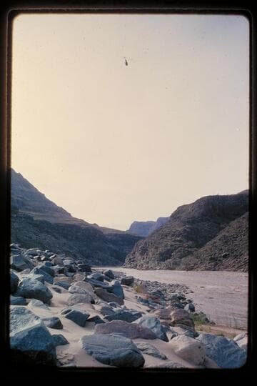 Down at lower 217 Mile Rapid