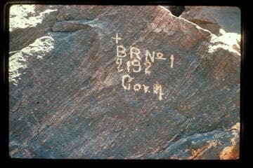 Inscription below Hance Rap., R.B., Mi. 77.1-77.5