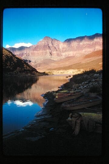 Up to Comanche Point from mouth of Cardenas Creek