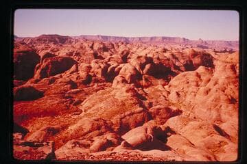 Across Anasazi Canyon to 5014 and Cummings Mesa