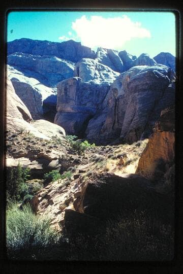 Up toward head, Moepitz Canyon