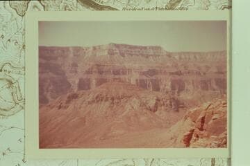 Butte of elevation 4550 ft. between Tapeats and Deer Creeks proposed for the name Cogswell Butte. From Redwall to north