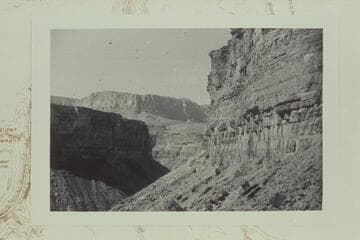 Coconino below Kaibab and Toroweap. Salt Water Wash. Soap Creek Canyon in distance