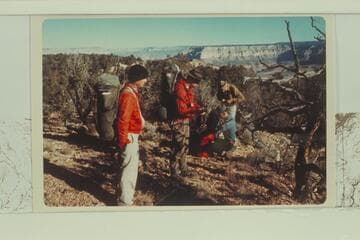 At start of trip down Royal Arch Creek; Elves Chasm and Forster Rapid. At Apache Point