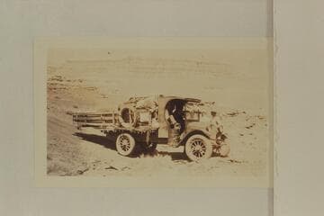 The "Grand" on the truck en route to Lees Ferry from Flagstaff. Print from Freeman collection