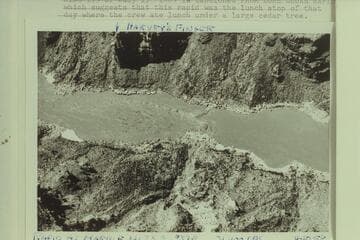 Rapid at Mile 23.3 in the Marble Gorge