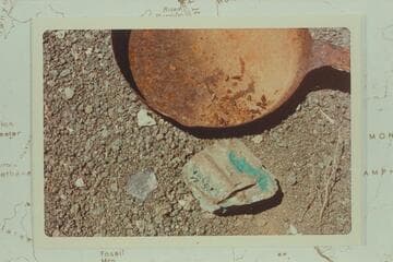 Cooking items at the Bass Mine in Hakatai Canyon