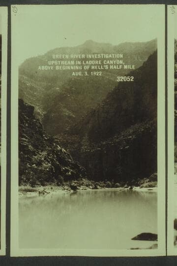 Green River Investigation: Upstream in Ladore Canyon, above Beginning of Hell's Half Mile