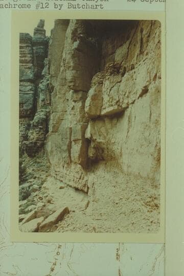 Ruin on ledge in National Canyon