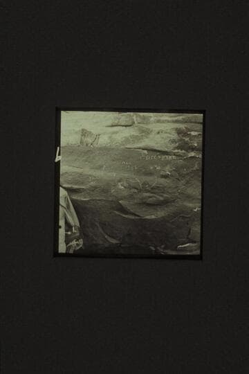 Brown Inscription.  Mile 12 in Marble Canyon