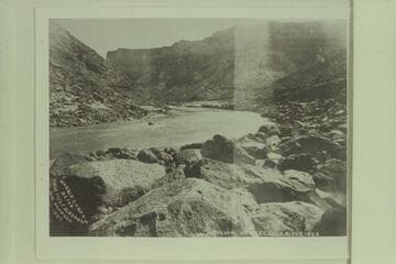 168. Marble Canon Where President Brown was Drowned. Brown-Stanton Survey