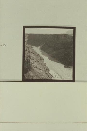 Watching Georgie White and Elgin Pierce at Badger Creek Rapid. Raft at head of rapid