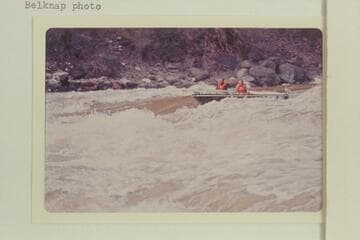 The "Triangle" in Vulcan Rapid and well down the tongue with Jim Bechtel driving and Bob Valentine riding