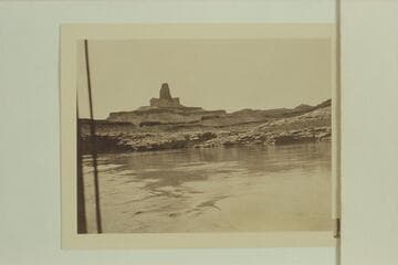 Buttes of the Cross from Mile 32. Easton, Leeds, Wheeler cruise on the "Paddy Ross"