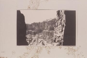 Down side canyon on east side over Rapid #28 from elevation of 4,400 feet