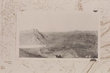 Across the Colorado River to Butler Canyon from top of trail out of Spanish Bottom.  Prommel's inscription near the trail is 1926, May 13