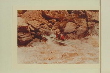 Buzz Belknap piloting the "Bootoo" through Vulcan Rapid