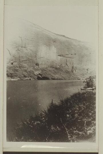 "Views of the Colorado River," Glen Canon series, Wall of Glen Canon