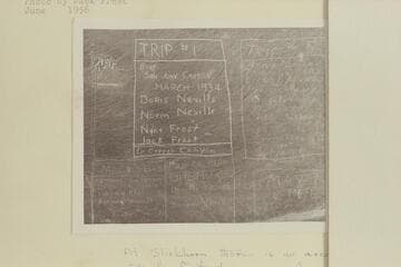 Registers scratched on the wall at Slickhorn Gulch