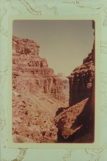 Mt. Sinyala from Supai gorge in Beaver Canyon