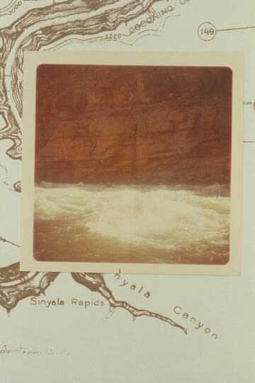 Chuck Carpenter cruising Upset Rapid in a kayak