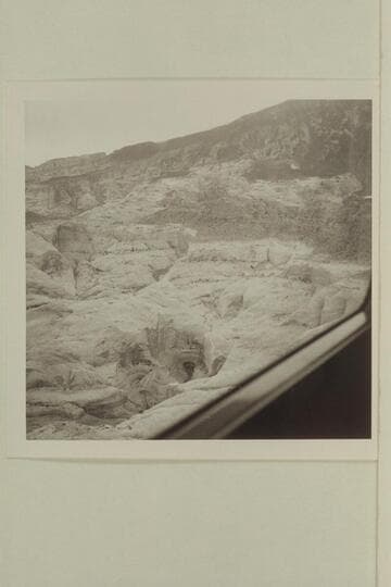 Head of 73. The greenery around a spring makes the dark spot near lower center