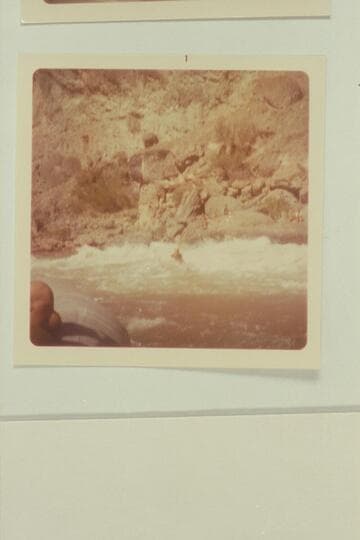 Chuck Carpenter in Vulcan Rapid for a ride in a kayak
