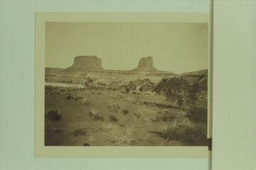 Buttes of the Cross from Bonita Bend. Easton, Leeds, Wheeler cruise in the "Paddy Ross"